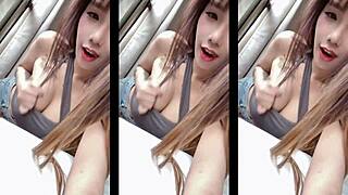 xi yue's daily masturbation collection, asian model in action