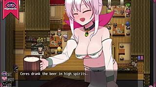 Bruxinha STRIPS in the men's bathroom!