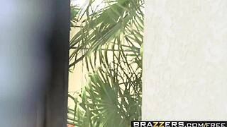 Brazzers Jasmine Caro Flaunts Boobs With Johnny Sins In Working Stiff