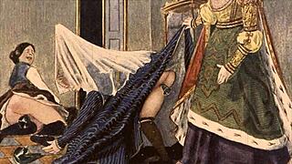 Steamy vintage erotic drawings bring raw heat in classic anime style.