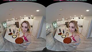 vrhush blonde ailee anne in the kitchen