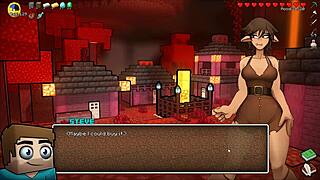 What If The Witch's Potion Makes Her Cock Grow Huge In This Hornycraft Parody?