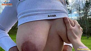 strange girl begged me to fuck her deep in the woods