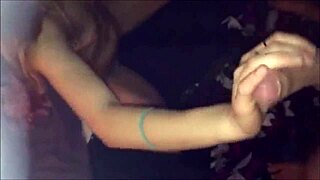 Cumming on cute blonde face pov hd