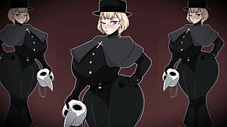 cosplay waifu in anime fantasy