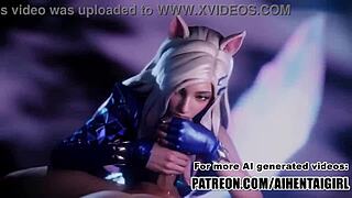 Ahri from League of Legends Craves Your Cum in Uncensored Hentai