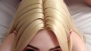 she secretly sucks her stepdad's big cock in this ai-generated spanish video.