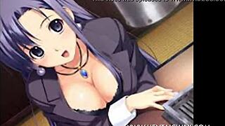 Anime girls explore sexy ecchi themes in hentai style