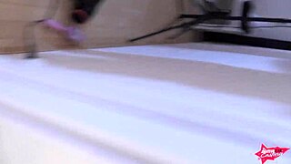 An unusual threesome experience with virgin eva