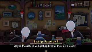 Eula Genshin Impact 3D animation in stunning group cartoon style