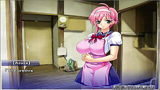 Apartment of love episode thirteen features hentai characters getting drained in cartoon style