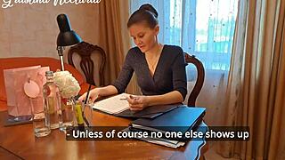 Skinny Brunette Greedy Lawyer Fucked Hard by Monster Cock