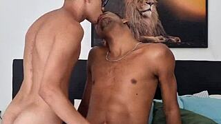 Black Cock Dominates Tight Ass Bareback