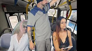 This worker just whipped it out and rubbed against women on a public bus.