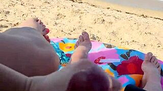 Are you getting him off on this public beach?