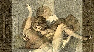 Vintage erotic illustration captures timeless sensual art in retro style