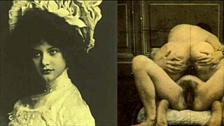 vintage erotic animation with steamy cartoon action