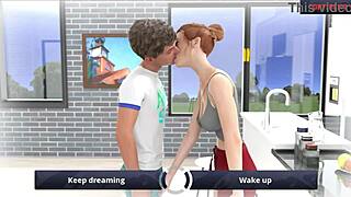 college kings - karthik fucking riley in his dream including blowjob and footjob