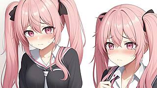 Ai anime girl 2 in hentai style