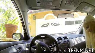 Halle Von's rough blowjob action