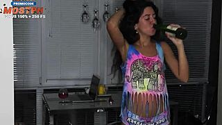 fucked a petite 18+ girl at house party and cum in tight pussy