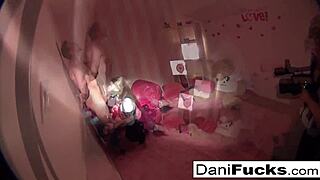 Sexy dani blows anonymous man with big tits and ass in hardcore cumshot