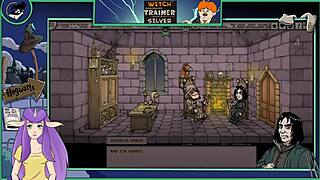 Witch Trainer Silver Part 3: Hentai Anime with Big Tits and Monsters