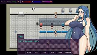 Horny student exposes herself to class in City of Secret