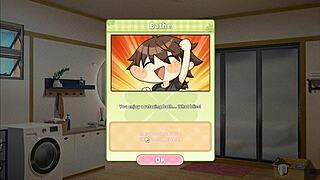 Summer clover in harem hentai game episode 11 with a bdsm session and footjob.