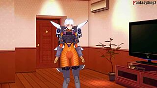 Valkyrie Delivers Intense Blowjob And Pov Sex In Fantasy Hentai Anime World