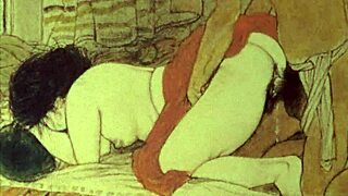 vintage erotic drawings got me all worked up today