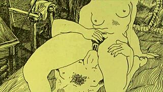 i love these vintage erotic drawings from hentai cartoons anime