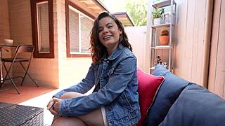 My school friend Dharma Jones begged me to take her tight asshole first