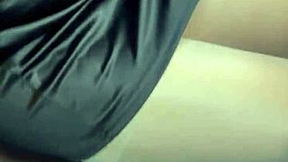 Asian Ladyboy In Stockings Shows New Thong To Customers In Convenience Store