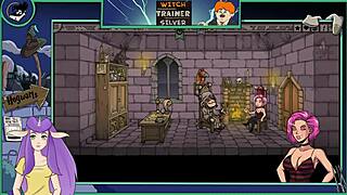 Witch Trainer Silver Part 3: Hentai Anime with Big Tits and Monsters