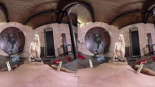Hot Bdsm in Virtual Reality: Femdom Spanking Session