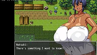 Natsuki's steamy bath after village encounter in Muv-Luv