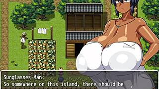 Tanned Girl Natsuki Hentai Game Ep 3 A Naked Bath Feels So Good After Talking To The Perverted Villagers!