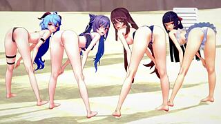 Genshin Liyue 璃月, Ready for Wild Hentai Action?