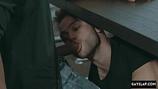 Hot Black Gay Bodybuilder Takes Monster Cock Bareback In Interracial Fuck!