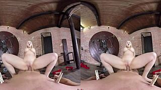 Hot Bdsm in Virtual Reality: Femdom Spanking Session