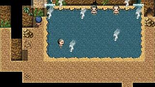 Is Tanned Girl Natsuki Ready For A Gangbang In The Public Bath?