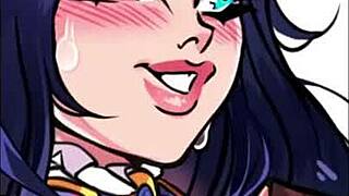 Caitlyn in an anime cartoon adventure 😊