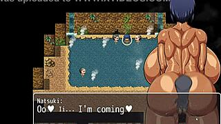 Is Tanned Girl Natsuki Ready For A Gangbang In The Public Bath?