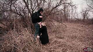 social experiment gone wrong, uh, presenter got cum in pussy, oops!