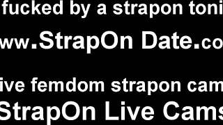 i get so turned on watching you take a big strapon.