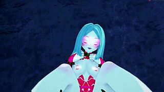 i watch rebecca's blowjob in night city