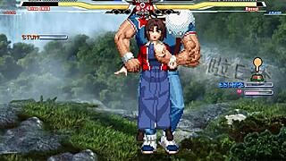 Brian battles Ryougi Shiki in wild hentai action with intense cumshots