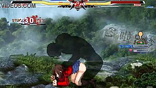 Brian battles Ryougi Shiki in wild hentai action with intense cumshots
