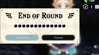 zelda spirit orbs hentai game features anal and shaved pussy action.